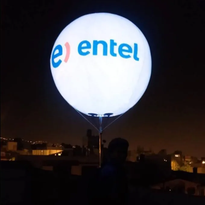 globo mochila Entel - Inflaideas